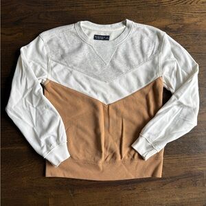 A&F soft AF fleece crew sweatshirt